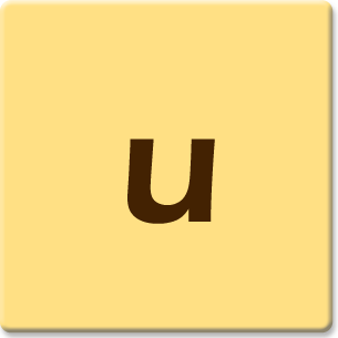u